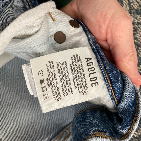 Agolde Light Wash Straight-Leg Jeans - Picture 3 of 8